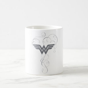 Mug Wonder Woman   logo Beauty Bliss