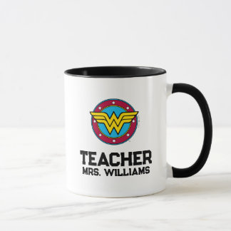 Mug Wonder Woman | Logo Cercle & Etoiles