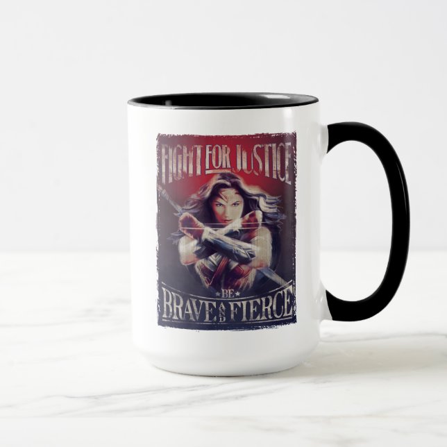 Mug Wonder Woman Lutte Pour La Justice (Droite)