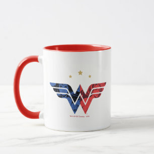 Mug Wonder Woman Moderne & Retro Reic Comic Overlay Lo