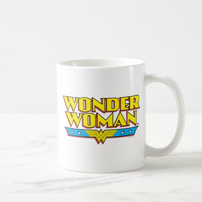 Mug Wonder Woman Nom et logo (Droite)