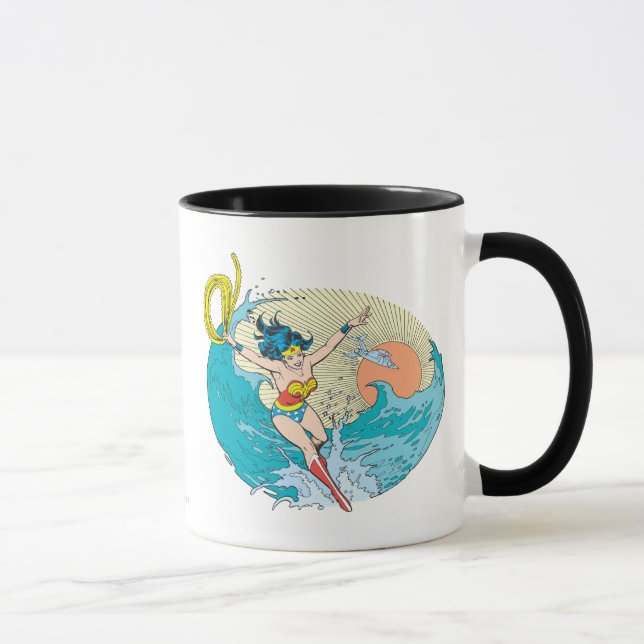 Mug Wonder Woman Ocean Sky (Droite)