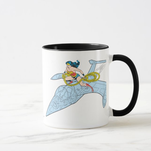 Mug Wonder Woman on Spaceship (Droite)