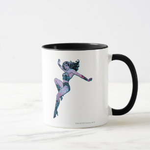 Mug Wonder Woman Pose colorée
