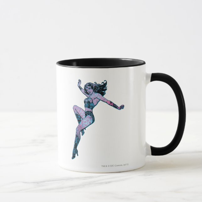 Mug Wonder Woman Pose colorée (Droite)