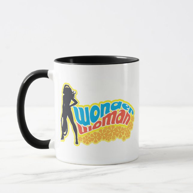 Mug Wonder Woman Silhouette (Gauche)