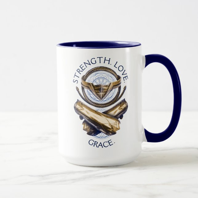 Mug Wonder Woman Tiara, Lasso, and Bracelets (Droite)