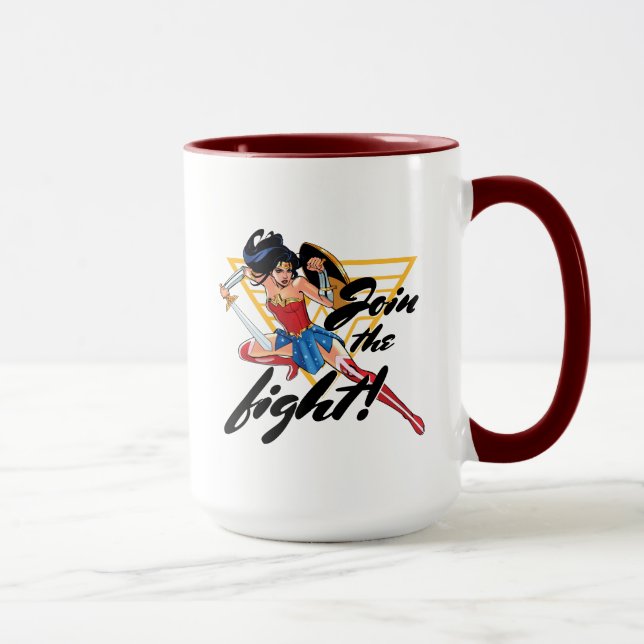 Mug Wonder Woman With Sword - Join The Fight (Droite)