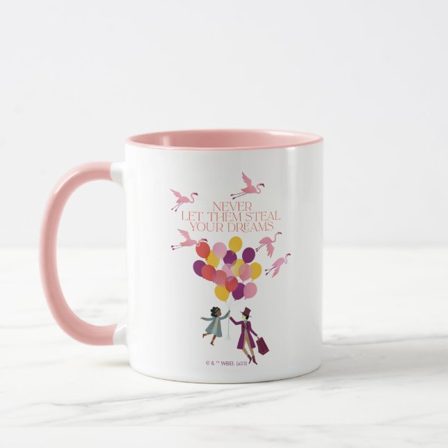 Mug Wonka "Ne les laissez jamais voler vos rêves" (Gauche)