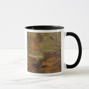 Mug Woodcock au crépuscule, c.1676 (huile sur la
