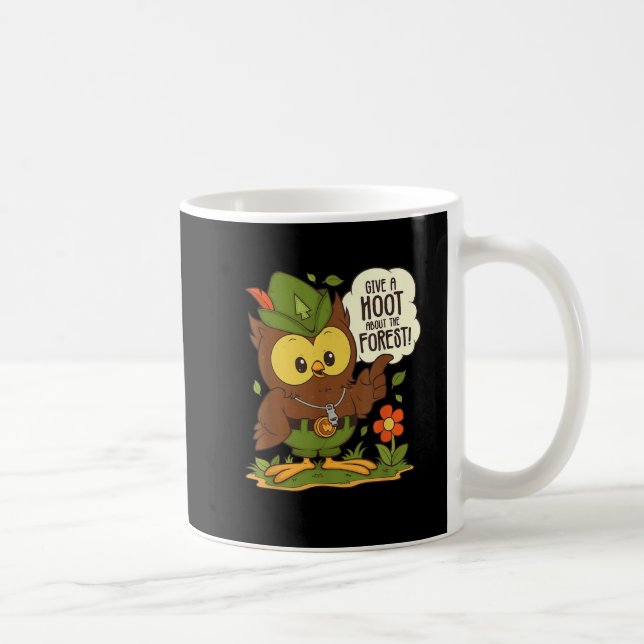 Mug Woodsy Owl donne un coup de coeur à propos de la J (Droite)