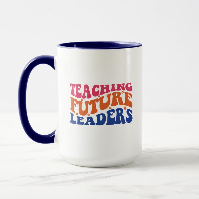 Mug Wordart Formation de futurs leaders (Gauche)
