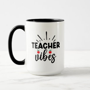 Mug Wordart Teacher Vibes