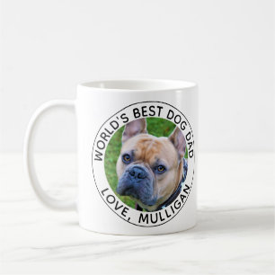 Mug World Best Dog Dad photo branchée de l'animal de 