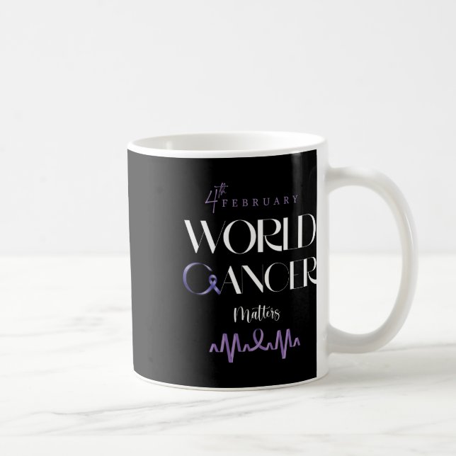Mug World Cancer Day February Support 2022  (Droite)