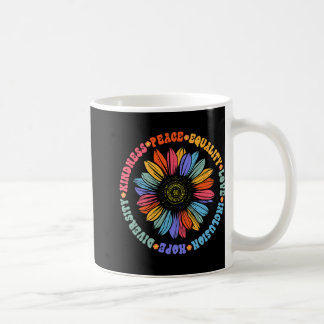 Mug World Peace Supporter Tournesol Floral tenue type