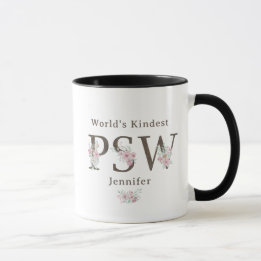Mug World’s Kindest  PSW Floral Christmas