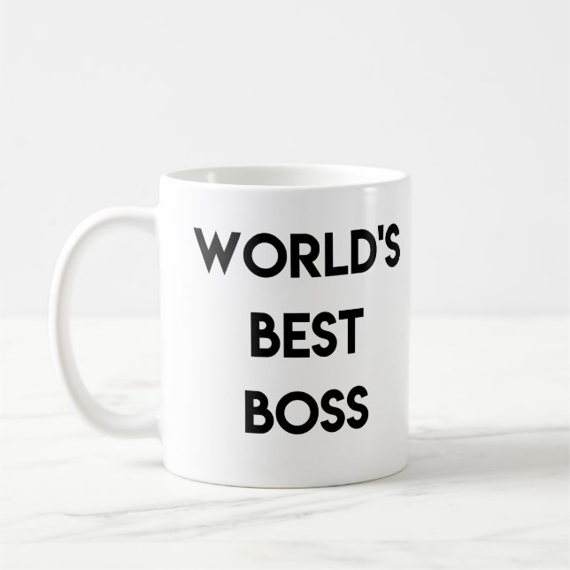 Mug World's best boss (Gauche)