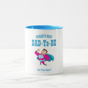 Mug Worlds BEST DAD-To-BE - Super HERO personnalisable