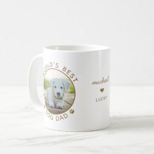 Mug World's Best Dog Dad Gold Personalized