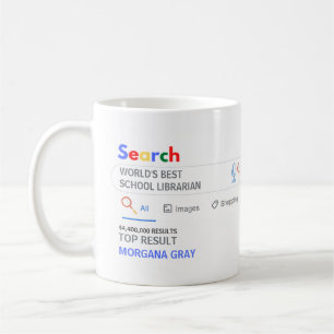 Mug WORLDS BEST SCHOOL LIBRARIAN Top Résultat de reche