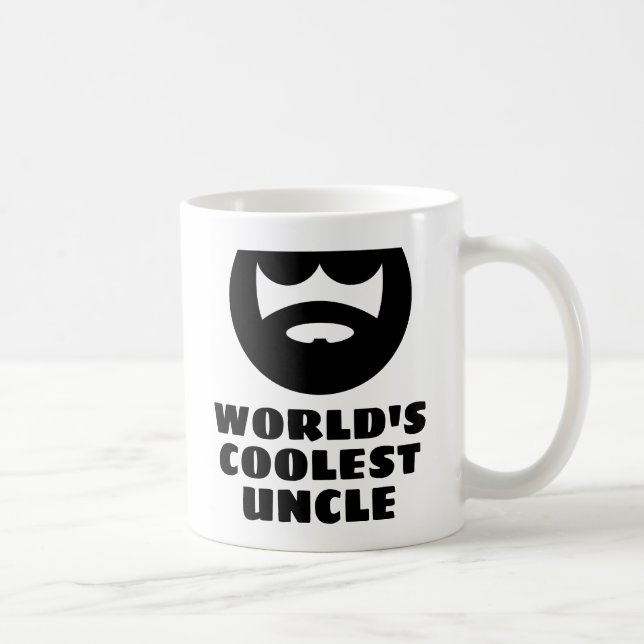 Mug World's Coolest Uncle drôle de café cadeau de tass (Droite)