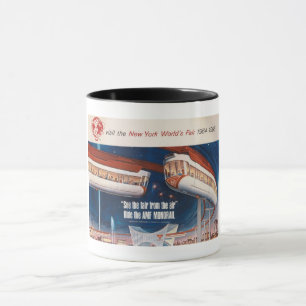 Mug World's Fair Monorail, New York 1964 Vintage