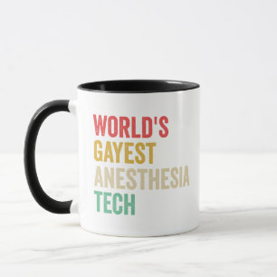 Mug World's Gayest anesthésie Tech Funny cadeau cadeau