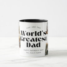 World's Greatest Dad 6 Photo Collage
