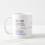 Mug WORLDS MEILLEUR ENSEIGNANT DE MUSIQUE FUNNY Top Ré<br><div class="desc">Le meilleur moteur de recherche personnalisable personnalisé du monde de nouveauté Gag livre cadeau Mug. Parfait pour N'IMPORTE QUI (il suffit d'ajouter son nom et son titre) pour N'IMPORTE QUELLE occasion. Vous pouvez éditer le texte pour rendre ce prix pour le meilleur, n° 1, numéro 1, le plus grand, le...</div>