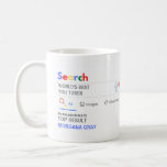 Mug WORLDS MEILLEUR VOUS TUBER FUNNY Top Résultat de r<br><div class="desc">Le meilleur moteur de recherche personnalisable personnalisé du monde de nouveauté Gag livre cadeau Mug. Parfait pour N'IMPORTE QUI (il suffit d'ajouter son nom et son titre) pour N'IMPORTE QUELLE occasion. Vous pouvez éditer le texte pour rendre ce prix pour le meilleur, n° 1, numéro 1, le plus grand, le...</div>