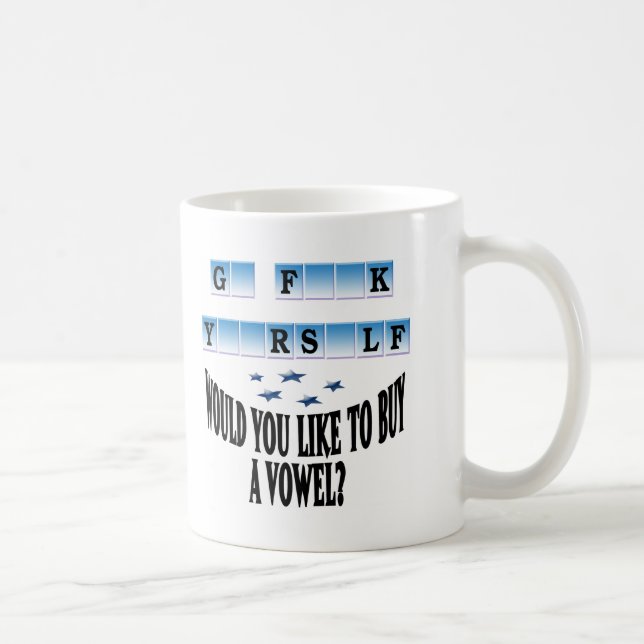 Mug Woul que vous aimez acheter une voyelle ? (Droite)