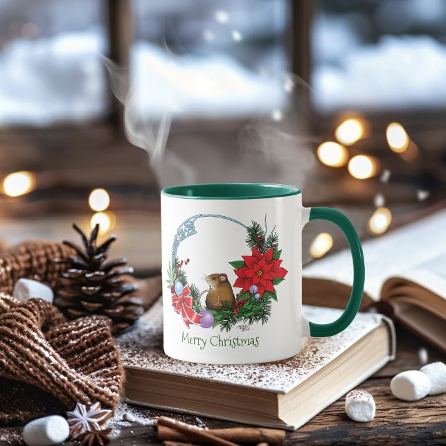 Mug Wreath de la souris de Noël (Créateur téléchargé)