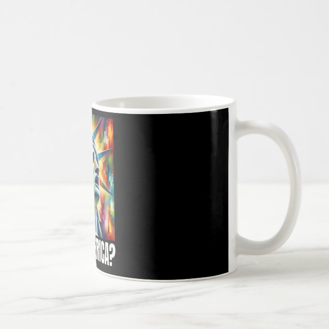 Mug Wtf America Statue de la Liberté en larmes  (Droite)