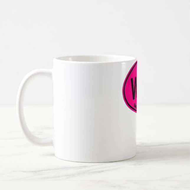 Mug WTF Bienvenue en Floride (HOT PINK) (Gauche)