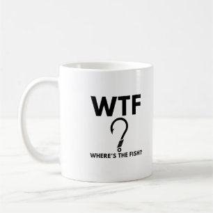 Mug WTF Où est le poisson pêche amusant