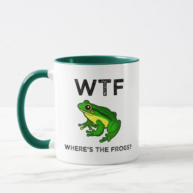Mug WTF - Où sont les grenouilles ? (Gauche)