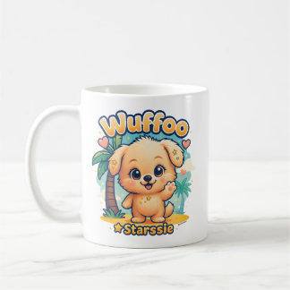 Mug Wuffoo Starssie Kawaii Chien Île Tropicale