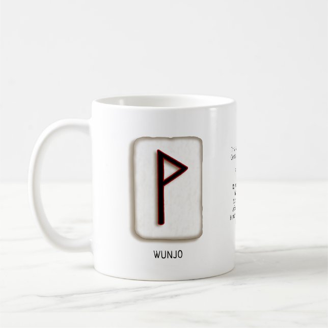 Mug Wunjo RuneStone (Gauche)