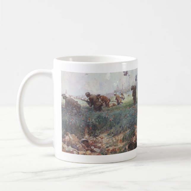 Mug WW1 Chargement de la baïonnette d'infanterie (Gauche)