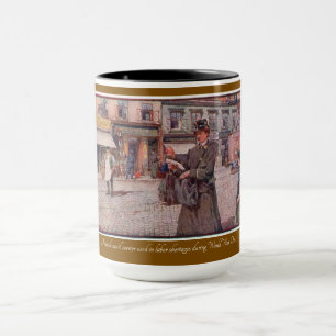 Mug "WW1 Female Mail Carrier"