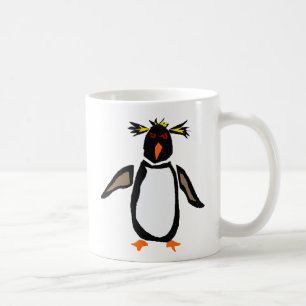 Mug WW- art drôle de primitif de pingouin de