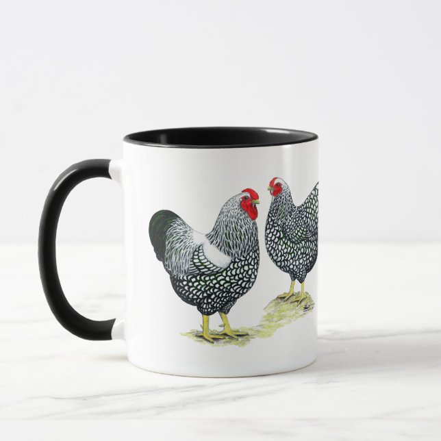 Mug Wyandottes Argent-a lacé des paires (Gauche)