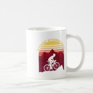 Mug Wydaho Wyoming Idaho Vélo tout terrain Cycliste
