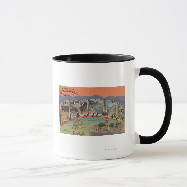 Mug Wyoming (Capitale Nationale/Fleur) (Droite)