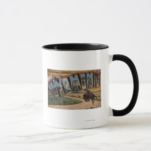 Mug Wyoming (Cowboy)Grandes Scènes de LETTREWyoming