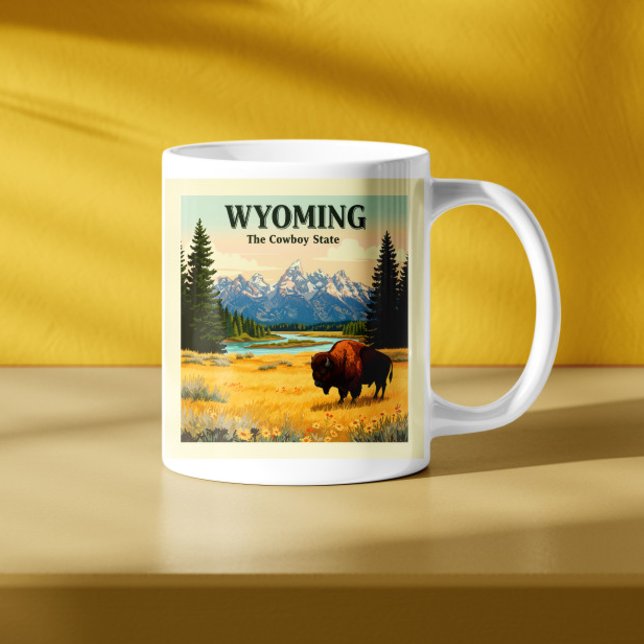 Mug Wyoming vintage (Créateur téléchargé)