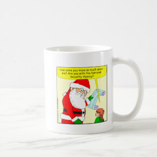 Mug x43 père Noël travaille pour la bande dessinée 