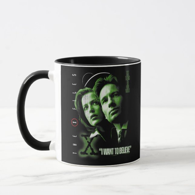 Mug X-Files Je veux croire (Gauche)