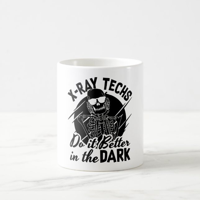 Mug X-Ray Techs Do It Better In The Dark Radiology (Centre)
